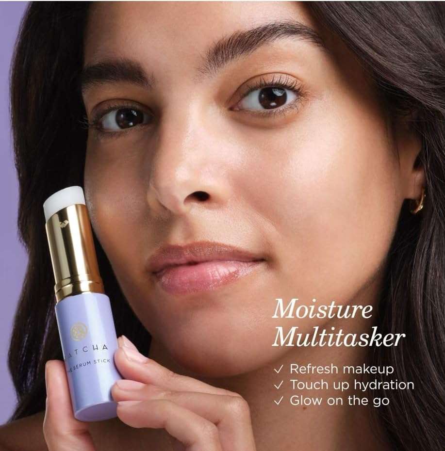 Tatcha The Serum Stick | Smooth Dry Fine Lines Instantly, Face & Eye Brightener Stick 8 G | 0.28 oz - Image 5