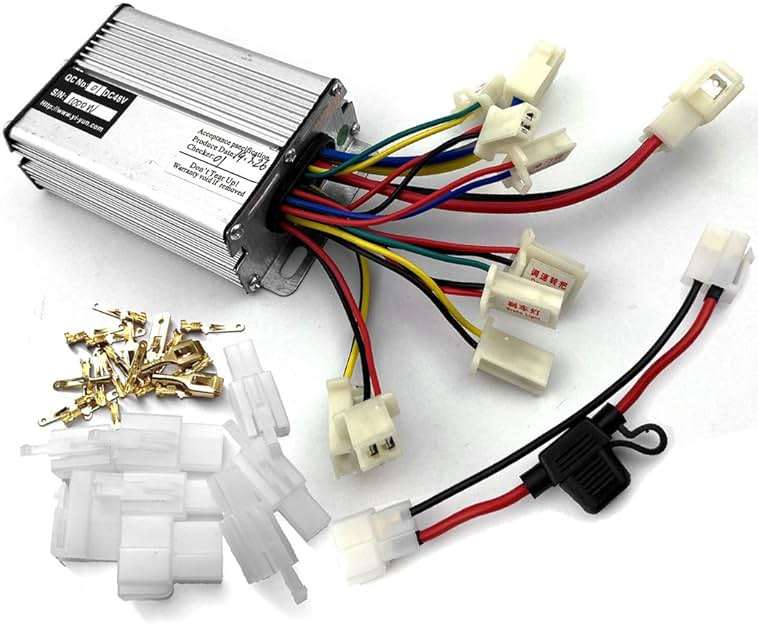 L-faster 36V 48V 1000W Controller for Brushed DC Motor Scooter Controller with 30A Fusible Circuit Breaker - Image 1