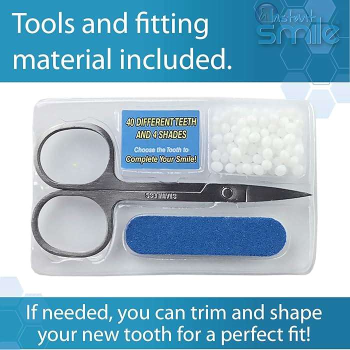 Instant Smile Complete Your Smile Temporary Tooth Replacement Kit - Replace a Missing Tooth in Minutes - Patented - Image 6