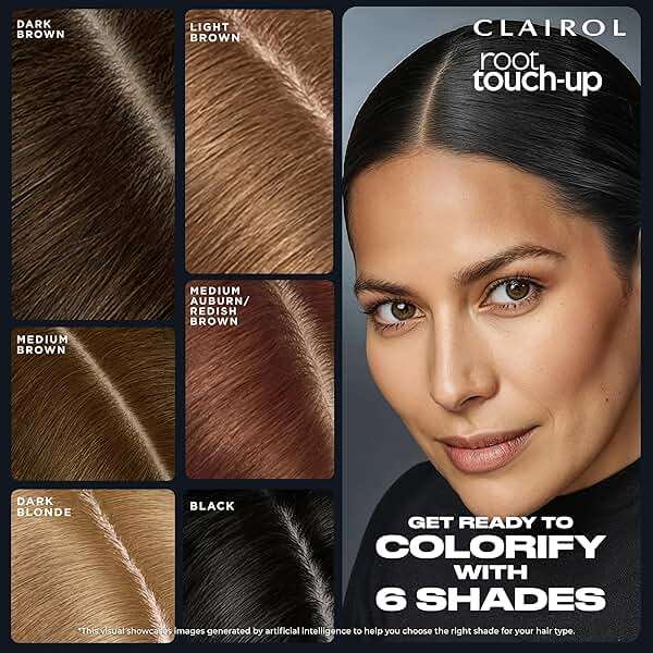 Clairol Root Touch-Up Semi-Permanent Hair Color Blending Gel, 6 Light Brown | Blend Minor Gray Hair | Gradually Fades with Washing | Pack of 1 - Image 8