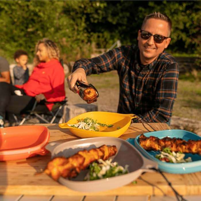 UCO Camping Mess Kit with Bowl, Plate, Collapsible Cup, and Switch Camping Spork - Image 5