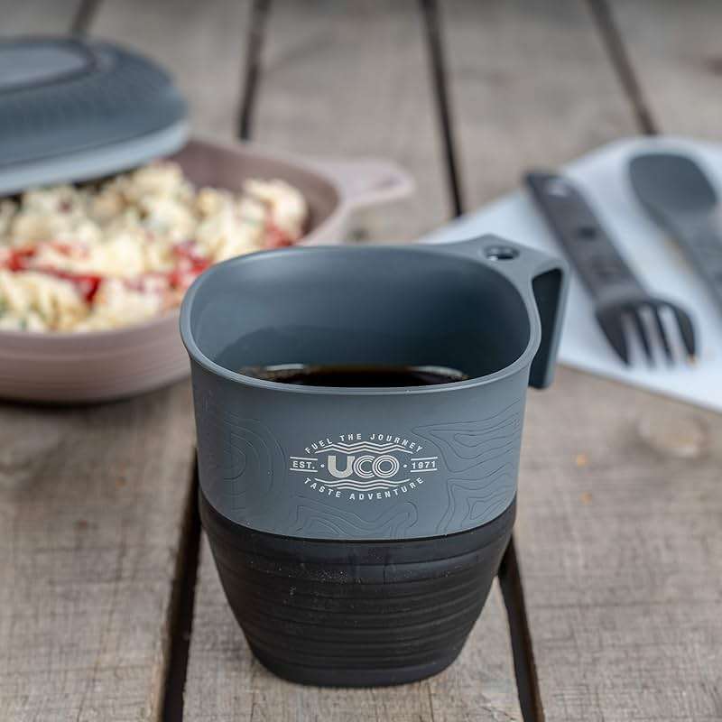UCO Camping Mess Kit with Bowl, Plate, Collapsible Cup, and Switch Camping Spork - Image 7