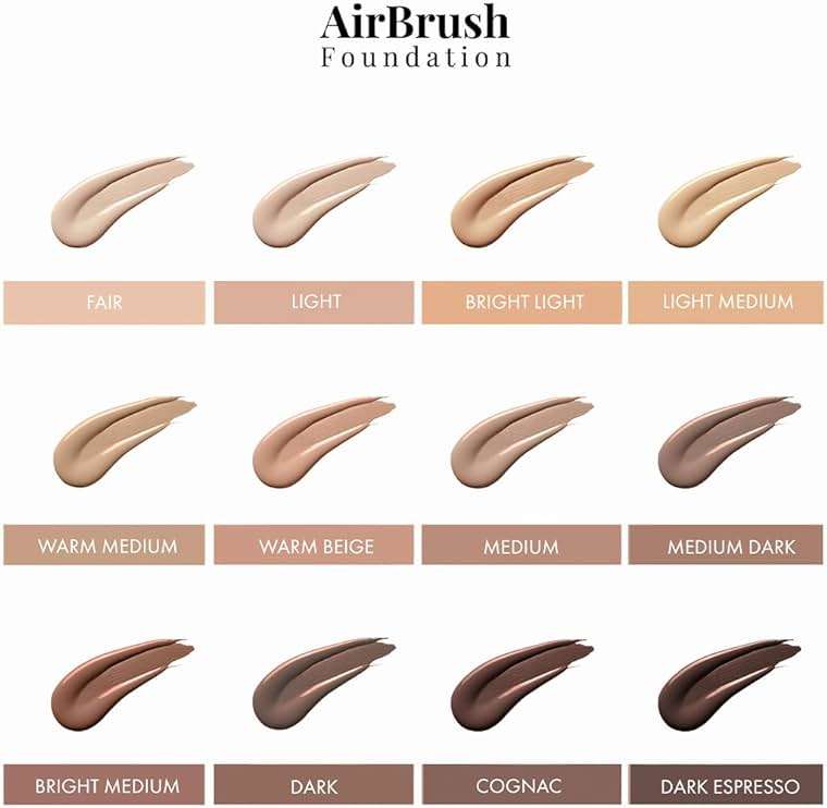 Jerome Alexander MagicMinerals AirBrush Foundation – 2 Piece Set with Airbrush Foundation and Kabuki Brush - Spray Makeup with Anti-aging Ingredients for Smooth Radiant Skin - Light - Image 5
