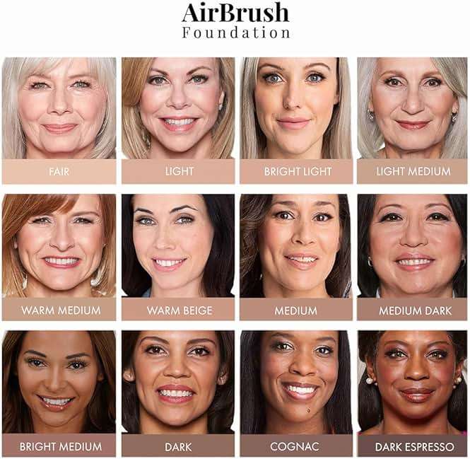 Jerome Alexander MagicMinerals AirBrush Foundation – 2 Piece Set with Airbrush Foundation and Kabuki Brush - Spray Makeup with Anti-aging Ingredients for Smooth Radiant Skin - Light - Image 6