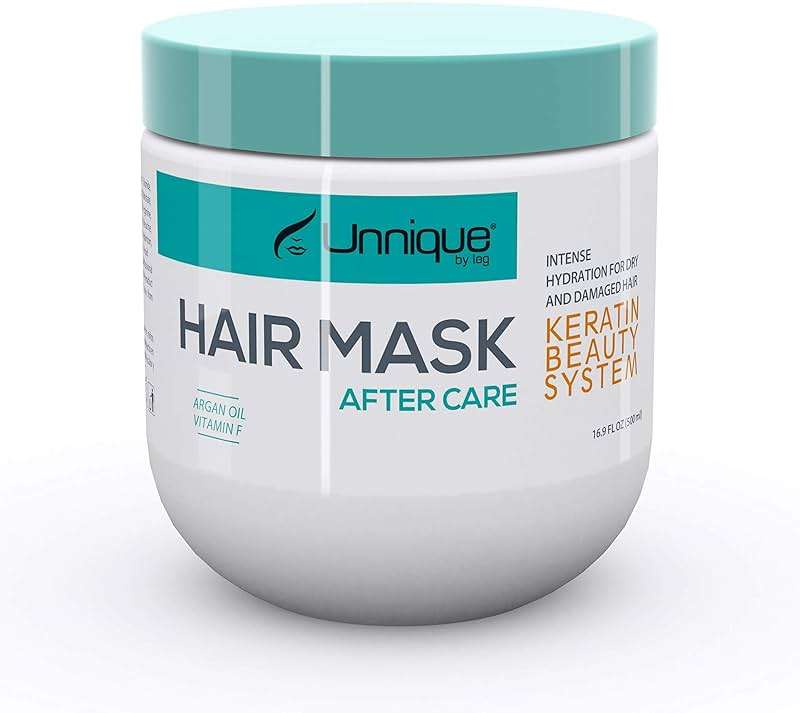 UNNIQUE KBS Hydrating Hair Mask - Ultimate Deep Conditioning Hair Treatment Masque with Argan oil, Repair Dry, Damaged, & Frizzy Hair 16.9 FL OZ - Image 1