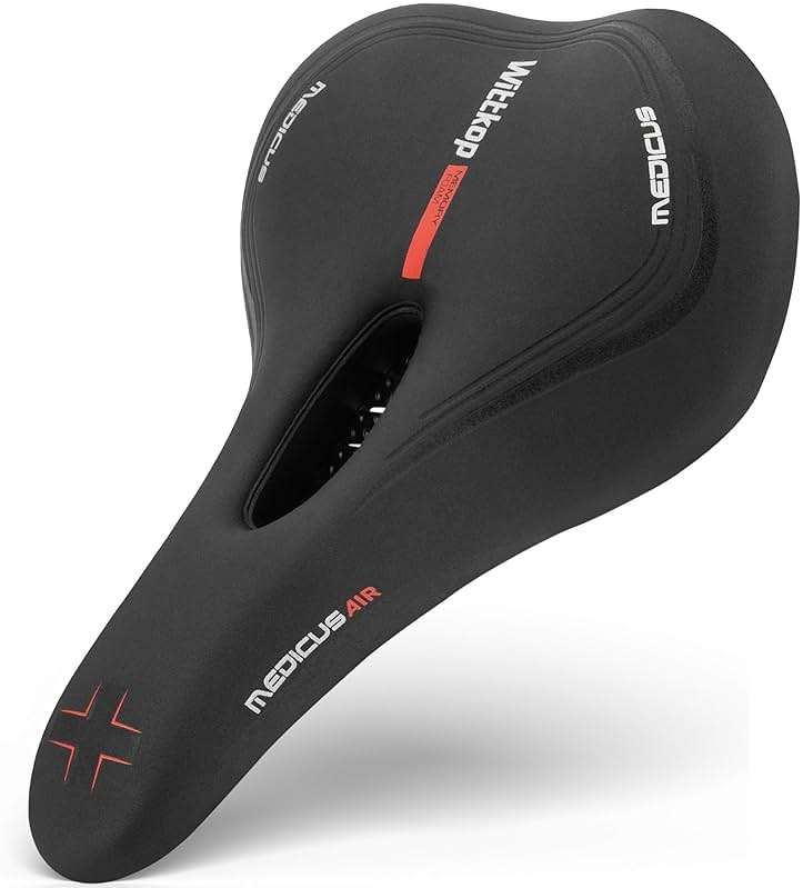 Wittkop Bike Seat I Bicycle Seat for Men and Women, Waterproof Bike Saddle with Innovative 5-Zone-Concept I Exercise Bike Seat for BMX, MTB & Road - Image 1
