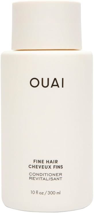 OUAI Fine Hair Conditioner - Volumizing Conditioner for Fine Hair Made with Keratin, Biotin and Chia Seed Oil - Adds Softness, Bounce and Volume - Free from Parabens, Sulfates, and Phthalates (10 Oz) - Product Image