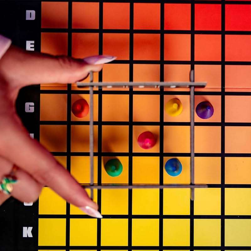 HUES and CUES - Vibrant Color Guessing Board Game for 3-10 Players Ages 8+, Connect Clues and Guess from 480 Color Squares - Image 9