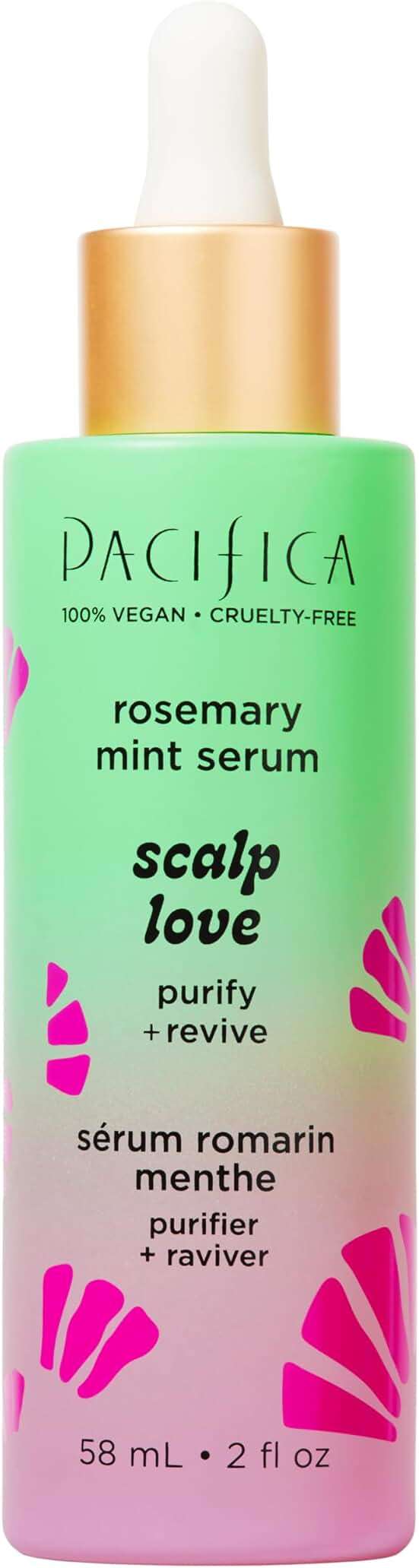 Pacifica Scalp Love Rosemary Mint Serum - Dry, Flaky, and Itchy Scalp Serum, Hydrating, Moisturizing, and Calming Treatment Formulated with Witch Hazel, Vegan and Cruelty-Free - 2 Fl Oz - Image 1
