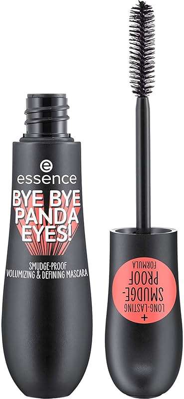 essence | Bye Bye Panda Eyes Tubing Mascara | Smudge-proof, Volumizing Definition | Vegan, Cruelty Free, Free From Parabens & Oils (Pack of 1) - Image 1