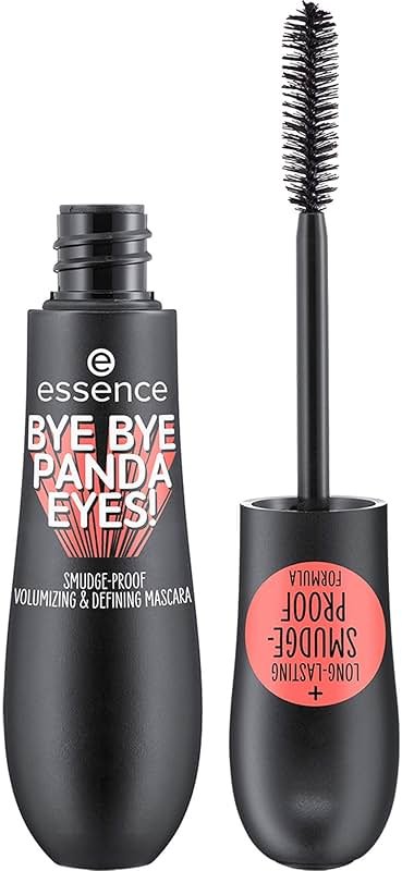 essence | Bye Bye Panda Eyes Tubing Mascara | Smudge-proof, Volumizing Definition | Vegan, Cruelty Free, Free From Parabens & Oils (Pack of 1) - Product Image
