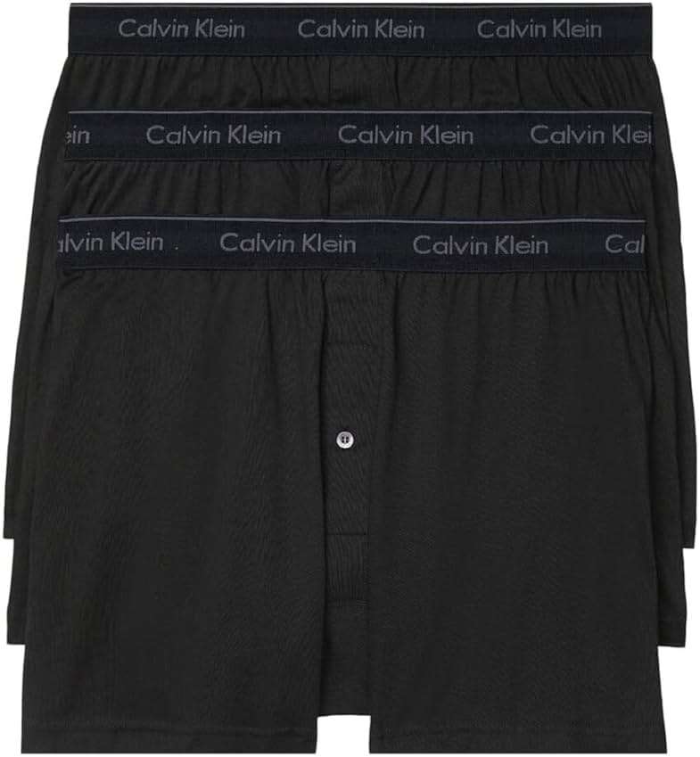 Calvin Klein Men's Cotton Classics 3-Pack Knit Boxer - Image 1