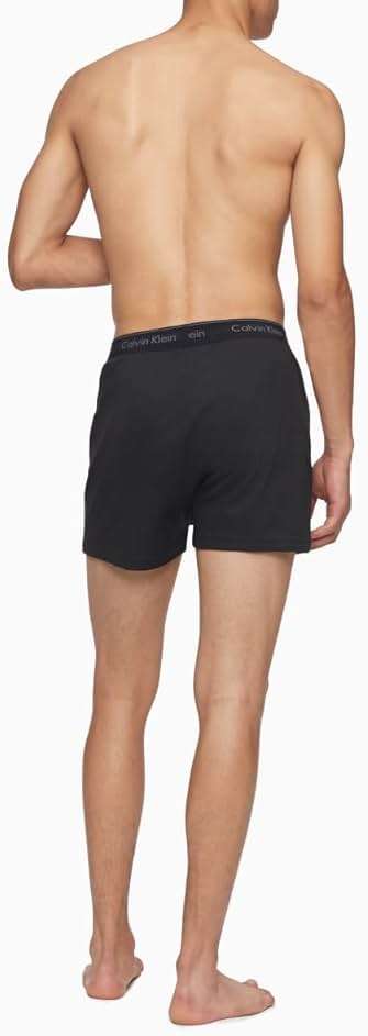 Calvin Klein Men's Cotton Classics 3-Pack Knit Boxer - Image 3