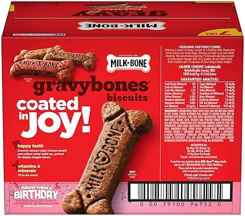 Milk-Bone GravyBones Dog Biscuits, Gravy Coated Small Dog Treats, 7 Lb. Box - Image 3