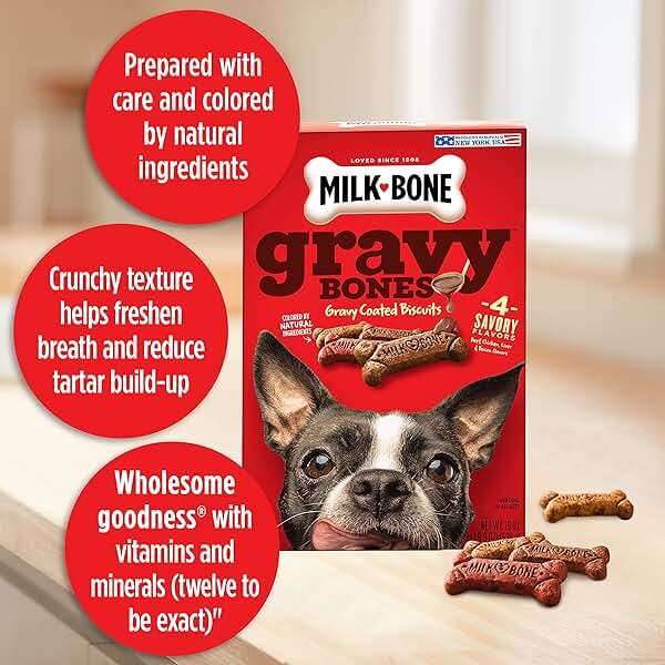 Milk-Bone GravyBones Dog Biscuits, Gravy Coated Small Dog Treats, 7 Lb. Box - Image 5