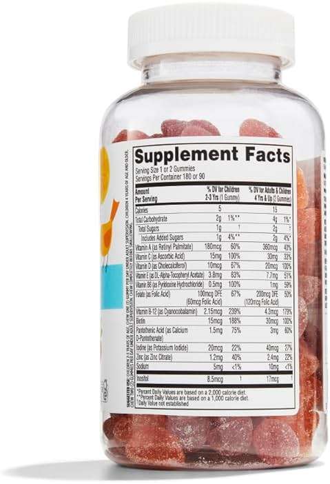 365 by Whole Foods Market, Children's Gummy Multivitamin 180 Count, 180 Count - Image 2