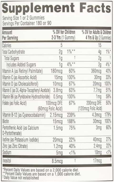 365 by Whole Foods Market, Children's Gummy Multivitamin 180 Count, 180 Count - Image 5
