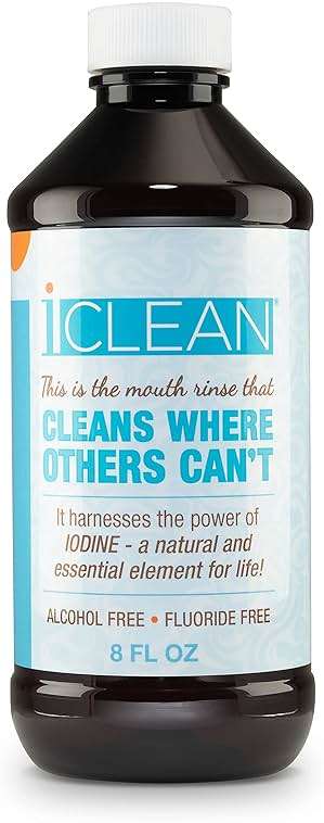 iCLEAN Mouthwash - Fluoride & Alcohol-Free Rinse | Harness The Power of Iodine | Molecular Iodine Mouth Rinse for Clean Oral Care | Gargle for Bad Breath & Oral Wellness | Cleans Where Others Can't - Image 1