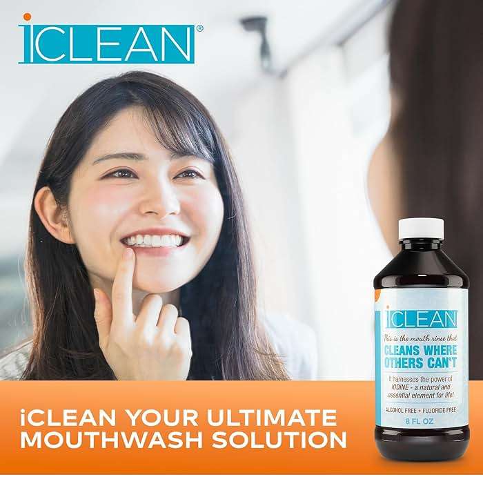 iCLEAN Mouthwash - Fluoride & Alcohol-Free Rinse | Harness The Power of Iodine | Molecular Iodine Mouth Rinse for Clean Oral Care | Gargle for Bad Breath & Oral Wellness | Cleans Where Others Can't - Image 7