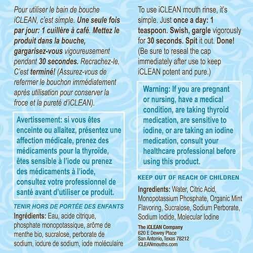 iCLEAN Mouthwash - Fluoride & Alcohol-Free Rinse | Harness The Power of Iodine | Molecular Iodine Mouth Rinse for Clean Oral Care | Gargle for Bad Breath & Oral Wellness | Cleans Where Others Can't - Image 9