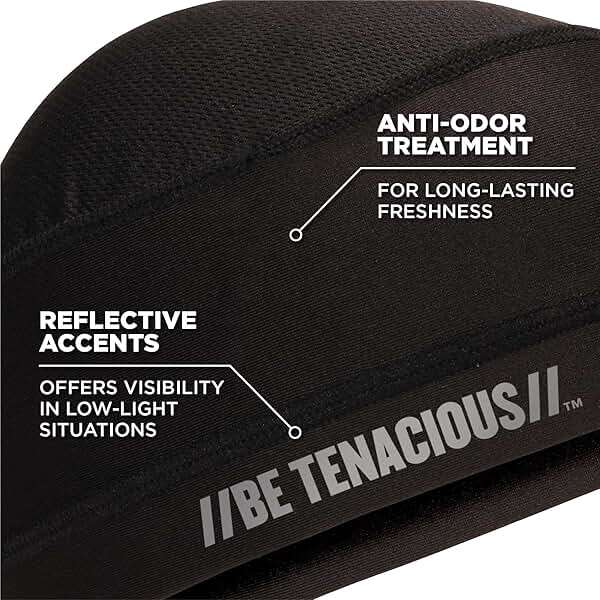 Ergodyne Chill Its 6632 Cooling Skull Cap, Sweat Wicking Liner, UPF 50 Sun Protection - Image 6
