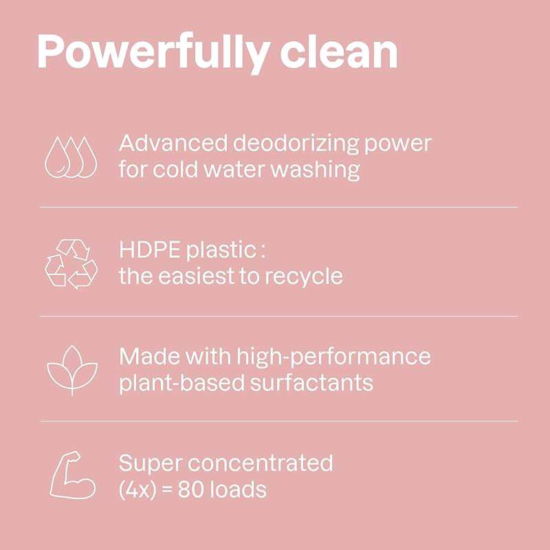 ATTITUDE Baby Laundry Detergent Liquid, EWG Verified, Safe for Baby Clothes, Infant and Newborn, Vegan and Naturally Derived Washing Soap, HE Compatible, Unscented, 80 Loads, 67.6 Fl Oz - Image 4