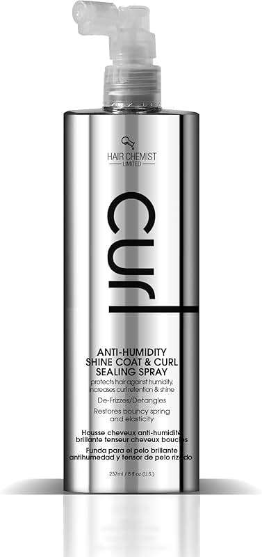 Hair Chemist CURL Anti Humidity Shine Coat & Curl Sealing Spray 8 oz. - Image 1