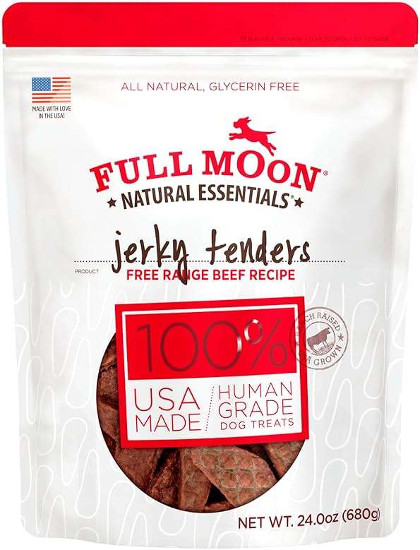 Full Moon All Natural Essentials Beef Jerky Tenders Free Range Human Grade 24 oz - Image 1