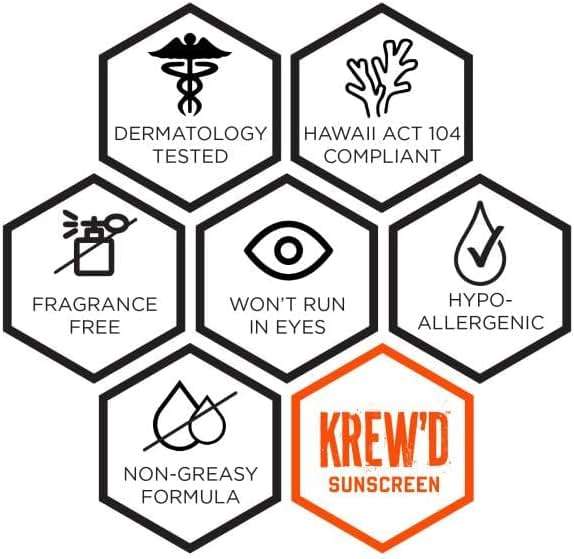 Ergodyne KREW'D 6351 Sunscreen Lotion, Broad Spectrum, SPF 50, 8 oz, 12-Pack - Image 7