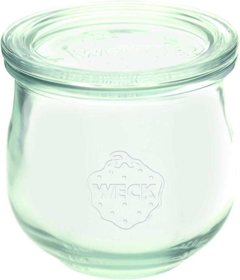 Weck 19673 Tulip Shaped Jars 370 ml Pack of 6 Tulip Shape Jars, Transparent - Product Image