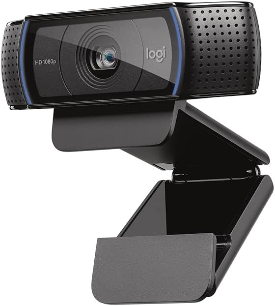 Logitech C920x HD Pro PC Webcam, Full HD 1080p/30fps Video, Clear Audio, HD Light Correction, Works with Microsoft Teams, Google Meet, Zoom, Nintendo Switch 2’s new GameChat mode, Mac/Tablet- Black - Product Image