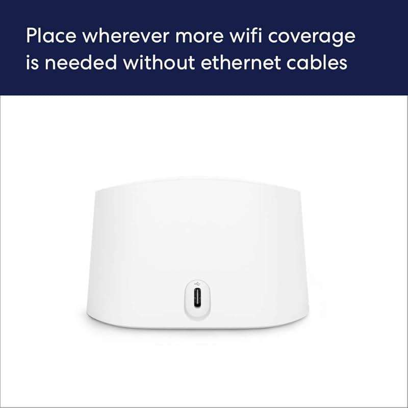 Amazon eero 6 mesh wifi add-on extender - Add up to 1,500 sq. ft. of Wi-Fi 6 coverage. Required eero mesh wifi system not included - Image 6