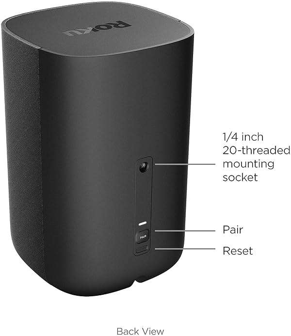 Roku Wireless Speakers - Set of 2 (Pack of 1) - Compatible with Roku TV, Streambar, and Streambar Pro (SE is not compatible) - Image 5