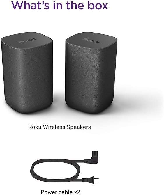 Roku Wireless Speakers - Set of 2 (Pack of 1) - Compatible with Roku TV, Streambar, and Streambar Pro (SE is not compatible) - Image 8