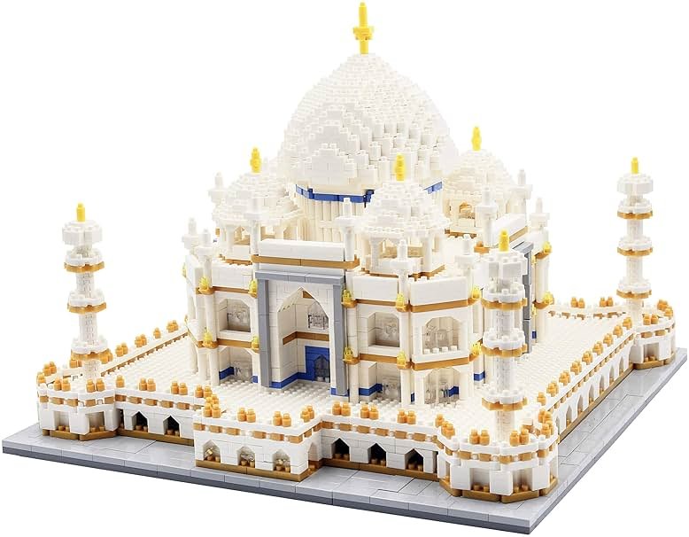 dOvOb Micro Mini Blocks Taj Mahal Building and Architecture Model Set,(4000Pieces) Toys Gifts for Kid and Adult - Product Image