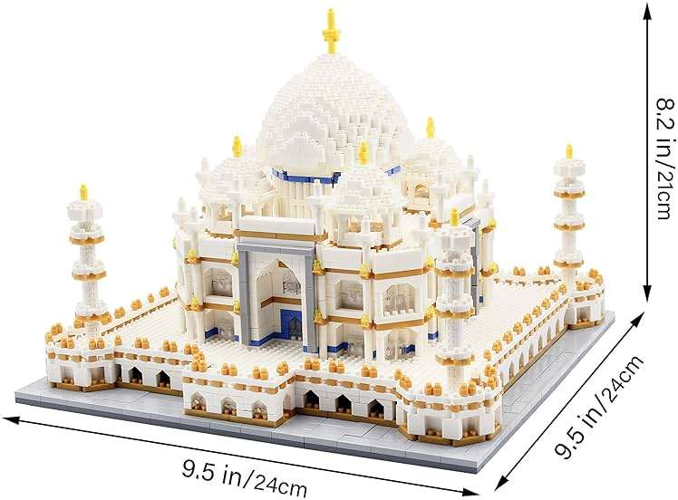 dOvOb Micro Mini Blocks Taj Mahal Building and Architecture Model Set,(4000Pieces) Toys Gifts for Kid and Adult - Image 2