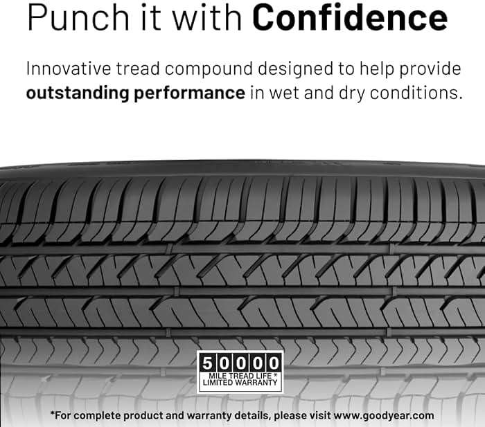 Goodyear Eagle Sport All-Season Tire, 225/50R17, Set of 1 - Image 6