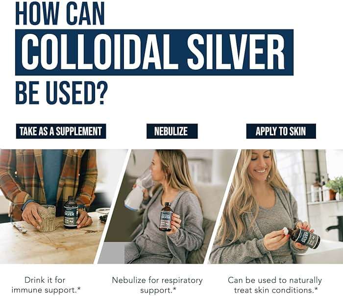 Bioactive Colloidal Silver - 8 oz, Glass Bottle, Vegan, Safe Doses with Highest Effectiveness - Nano Ions, 30 PPM - Immune Support (48 Servings) - Image 4