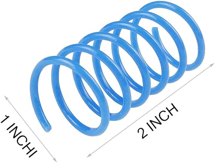 Tamu style Cat Spring Toys (120 Pack), Plastic Coils for Swatting, Biting, Hunting, and Active Healthy Play, Colorful 2 Inch Spirals - Image 8