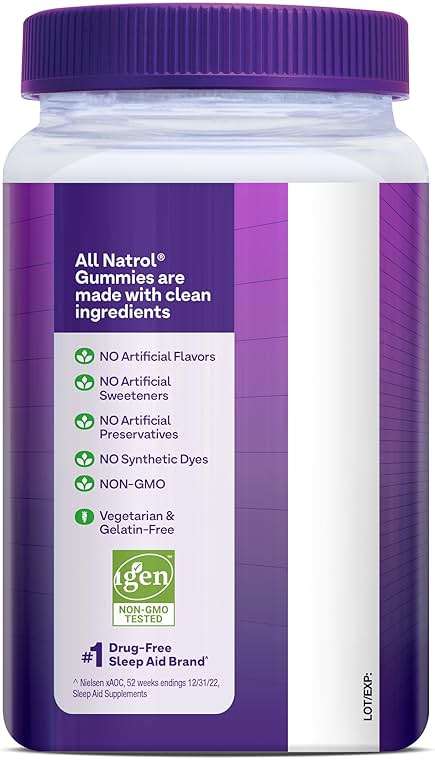 Natrol Melatonin Gummies, Sleep Support for Adults, Melatonin 10 mg, 140 Strawberry-Flavored, Up to 70 Days - Image 11