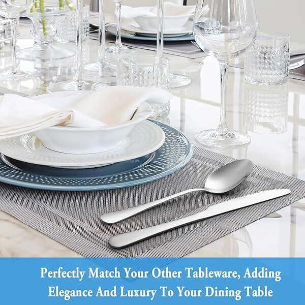 Teaspoon Set,16 Piece 6.7" Spoons Silverware, Premium Food Grade Stainless Steel Tea Spoons, Durable Small Spoon, Good Teaspoons, Kitchen Dessert Spoon Set, Mirror Finish & Dishwasher Safe - Image 6