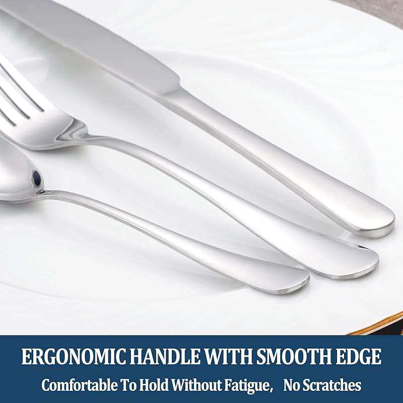 Dinner Forks,Set of 16 Top Food Grade Stainless Steel Silverware Forks,Table Forks,Flatware Forks,8 Inches,Mirror Finish & Dishwasher Safe,Use for Home,Kitchen or Restaurant - Image 5