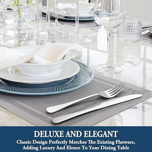 Dinner Forks,Set of 16 Top Food Grade Stainless Steel Silverware Forks,Table Forks,Flatware Forks,8 Inches,Mirror Finish & Dishwasher Safe,Use for Home,Kitchen or Restaurant - Image 6
