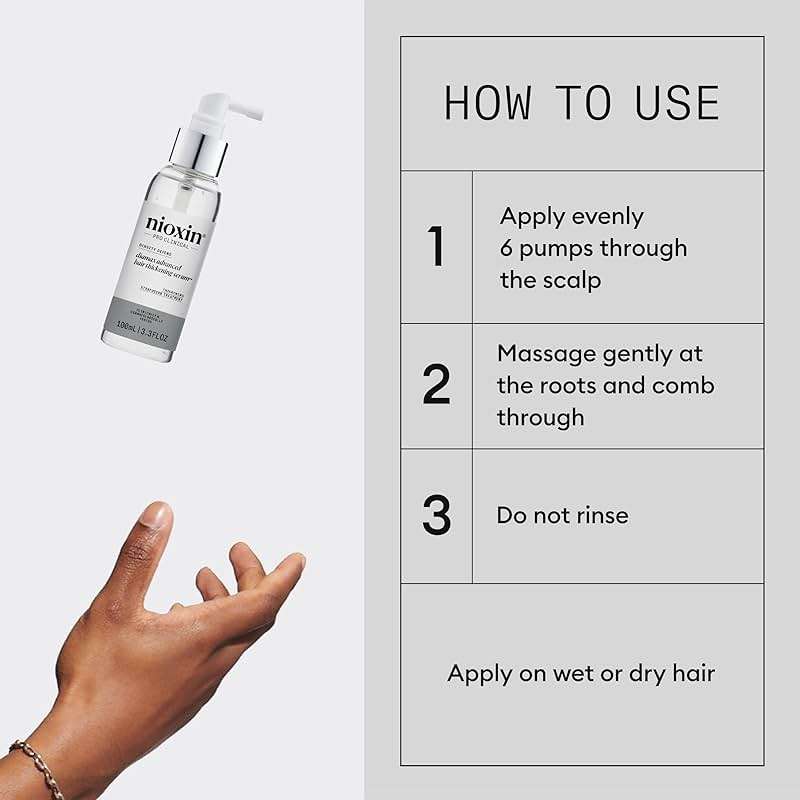 Nioxin Density Defend Diamax Advanced Hair Thickening Serum With Caffeine, Niacinamide & Panthenol For Thicker, Fuller-Looking Hair 3.38 Fl oz - Image 6