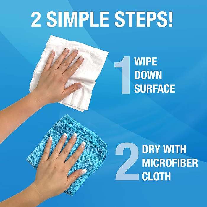 MiracleWipes for Electronics Cleaning - Screen Wipes Designed for TV, Phones, Monitors and More - Includes Microfiber Towel - (60 Count) - Image 4