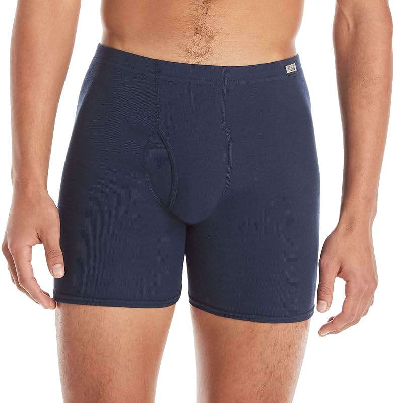 Hanes Men's Underwear Boxer Briefs Pack, Moisture-wicking Underwear for Men, Breathable, Cool & Breathable Cotton - Image 2