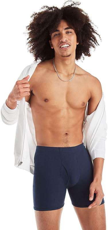 Hanes Men's Underwear Boxer Briefs Pack, Moisture-wicking Underwear for Men, Breathable, Cool & Breathable Cotton - Image 4