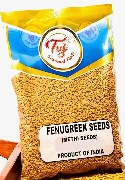 TAJ Premium Indian Methi Seeds, Fenugreek Seeds, Trigonella foenum graecum, (14 Ounce) - Image 2