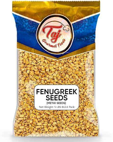TAJ Premium Indian Methi Seeds, Fenugreek Seeds, Trigonella foenum graecum, (14 Ounce) - Image 9