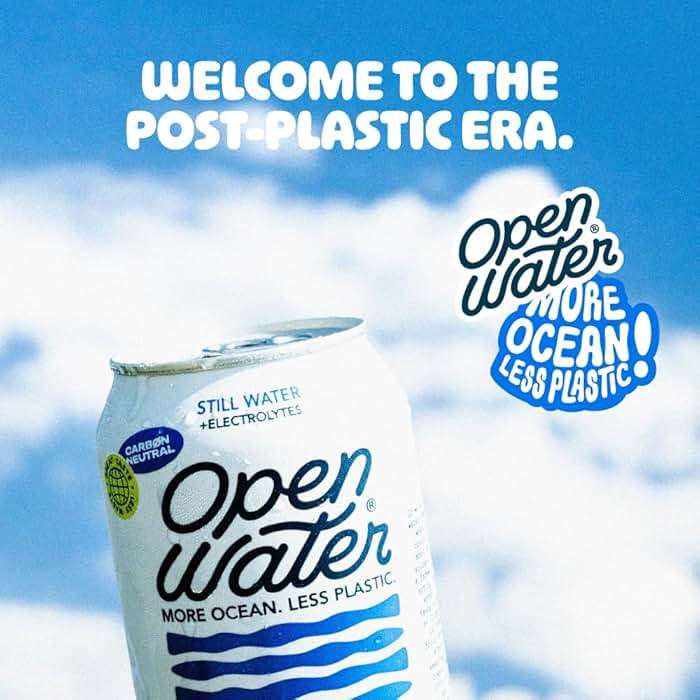 Open Water Still 12oz Cans (4 Cases, 48 Cans) - Sustainable Aluminum Canned Still Water With Electrolytes - 7.0 pH Balanced BPA-Free Ultra-Purified Water - Image 6